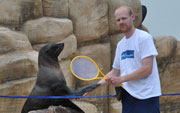 Tennis fever hits SeaQuarium Rhyl